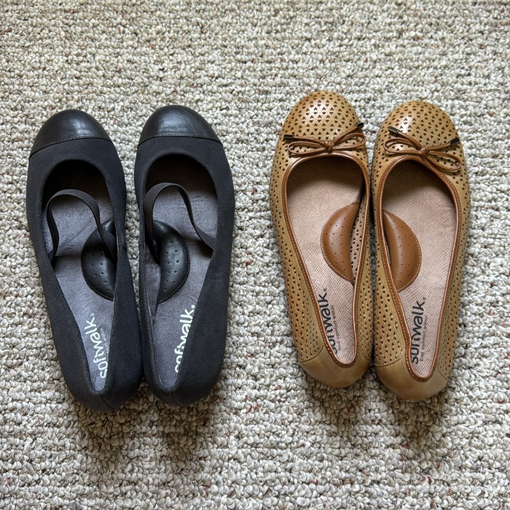 SoftWalk Women’s Flats NWOT - 2 Pair!